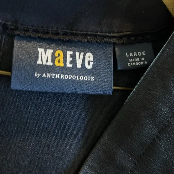 Maeve Cropped Ruffle-Sleeve Blouse - Large - Picture 7 of 7